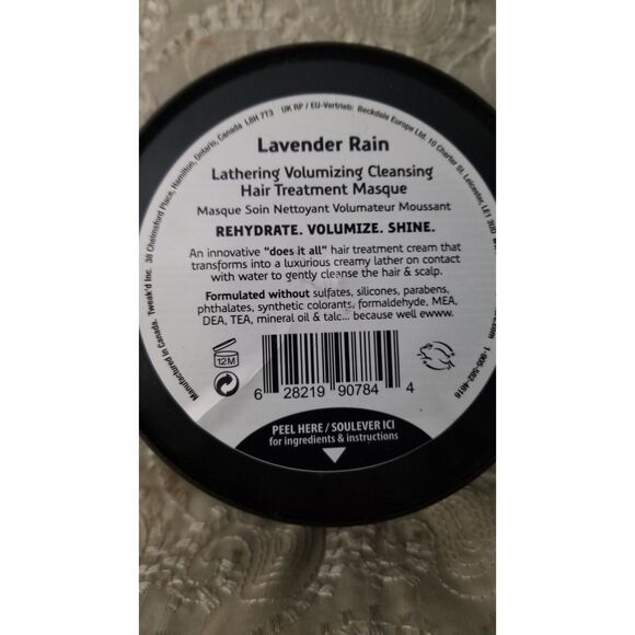 Tweak’d by Nature Lavender Rain volumizing cleansing treatment masque 16 oz - Picture 2 of 2
